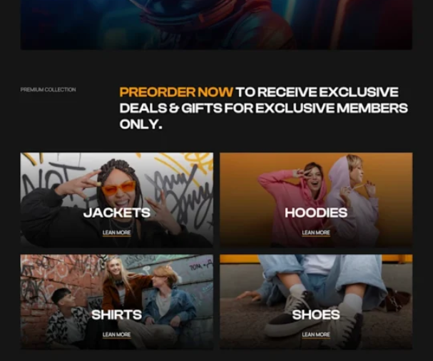 Fashion Web Design